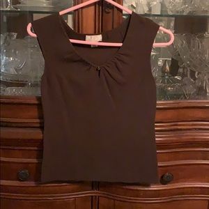 Loft brown top size s petite